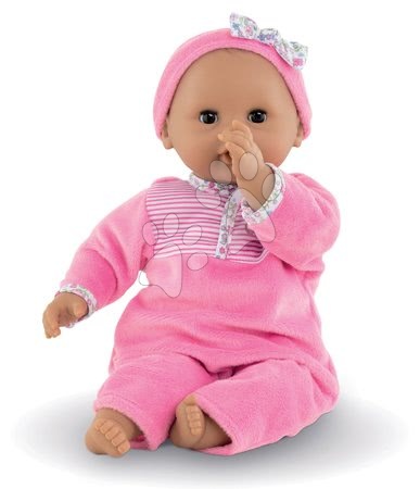 Kočíky pre bábiky - Set kočík trojkombinácia Powder Pink 3in1 Maxi Cosi & Quinny Smoby s bábikou Corolle 30 cm_1