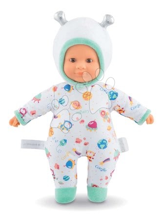 Punčke in dojenčki za deklice - Dojenček astronavt Sweet Heart Astronaut Corolle z rjavimi očki in snemljivo kapuco z anteno 30 cm od 9 mes