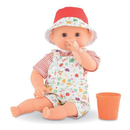Puppen ab 18 Monaten - Puppe für Bad Baby Bath Calypso Garden Delights Mon Premiere Corolle mit braunen Scheraugen und Blümchen 30 cm ab 18 Monate