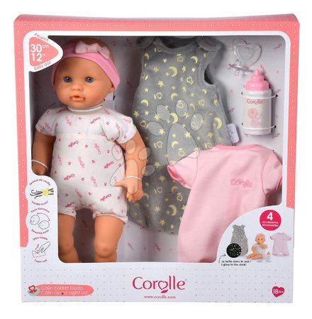 Puppen ab 18 Monaten - Puppe Bébé Calin Good Night Set Corolle - 12
