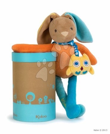 Pro miminka - Zpívající plyšový králíček Colors-Musical Baby Doudou Rabbit Kaloo - 1