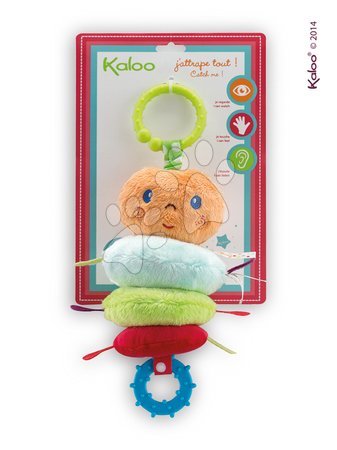 Csörgők és rágókák - Plüss hernyó csörgővel és rágókávalColors-My Swinging Caterpillar Kaloo - 1