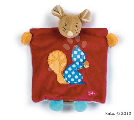 Hračky pre najmenších - Plyšová myška bábkové divadlo Colors-Doudou Puppet Mouse Squirrel Kaloo