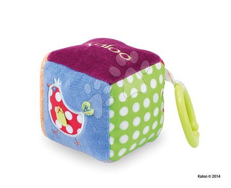 Hrkálky a hryzátka - Plyšová kocka Colors-Activity Cube Kaloo - 1