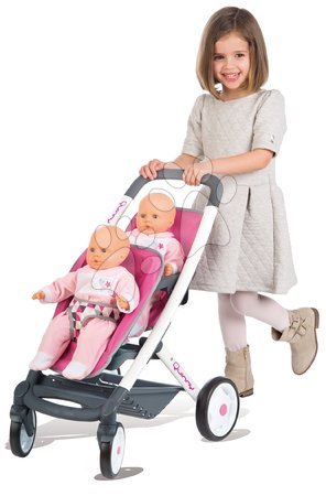 Kočárky od 18 měsíců - Set kočárek pro dvě panenky Maxi Cosi&Quinny Smoby - 3