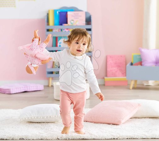Panenky pro dívky - Bábika Mon Adorable Petit Poupon Hearts Corolle s modrými klipkajícími očima se sukničkou 30 cm od 12 měs_5