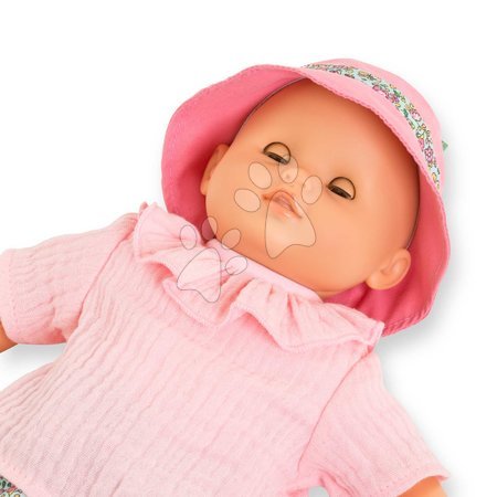 Кукли от 18 месеца - Кукла за къпане Baby Bath Coralie Mon Premiere Poupon Corolle с кафяви мигащи очи и с патица с дължина 30 см, за деца над 18 месеца_1
