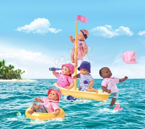 Кукли от 18 месеца - Кукла за къпане Baby Bath Coralie Mon Premiere Poupon Corolle с кафяви мигащи очи и с патица с дължина 30 см, за деца над 18 месеца_8