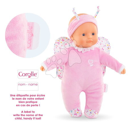 Panenky od 9 měsíců - Panenka motýlek Sweet Heart Butterfly Mon Doudou Corolle - 5