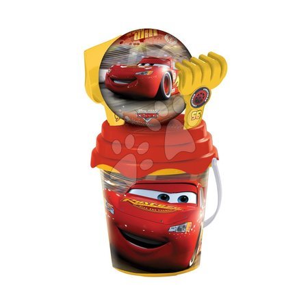 Kbelíky do písku - Kbelík set s míčem Cars Mondo - 1