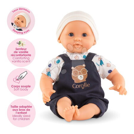 Panenky od 18 měsíců - Panenka Bébé Calin Mael Teddy Bear Mon Premier Poupon Corolle - 4