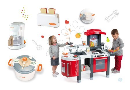 Kuchyňky pro děti sety - Set kuchyňka Tefal SuperChef Smoby - 29