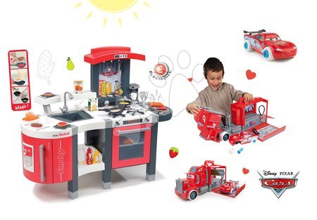 Kuchyňky pro děti sety - Set kuchyňka Tefal SuperChef Smoby - 38