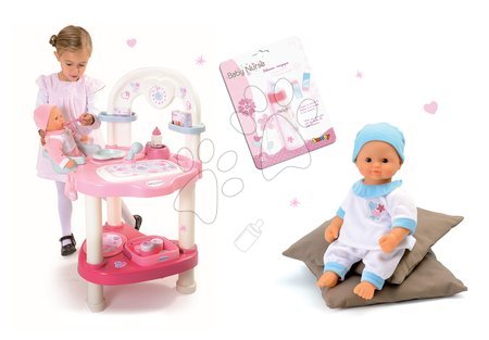 Pečovatelské centrum pro panenky - Set přebalovací stůl pro panenku Baby Nurse Srdíčko Smoby - 1
