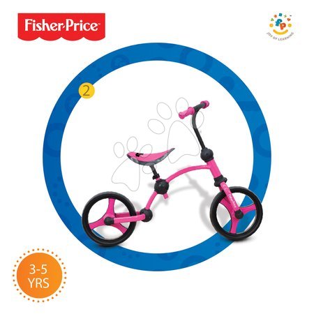 Jeździki balansowe - Balansowy rowerek Fisher-Price Running Bike 2w1 smarTrike_1