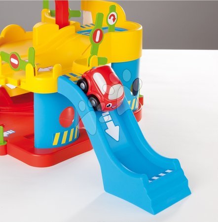 Garaže - SMOBY 211265 Vroom Planet moja veľká garáž MON PREMIER s DVD rozpravkami a 2 autickami,  +18 m, 56*31*29 cm - 11