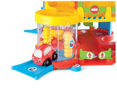 Garaže - SMOBY 211265 Vroom Planet moja veľká garáž MON PREMIER s DVD rozpravkami a 2 autickami,  +18 m, 56*31*29 cm - 13