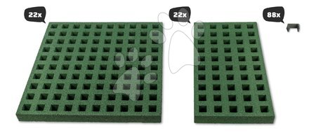 Príslušenstvo k trampolínam - Dopadová plocha pre trampolínu s rozmermi 305*519 cm Feezone Safety Tiles Exit Toys 