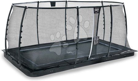 Camas elásticas enterradas - Trampolín con red de protección Dynamic Groundlevel Black Exit Toys - 2