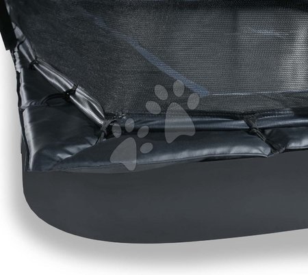 Camas elásticas enterradas - Trampolín con red de protección Dynamic Groundlevel Black Exit Toys - 6