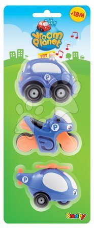 Staré položky - Policajné autíčka Vroom Planet Smoby - 3