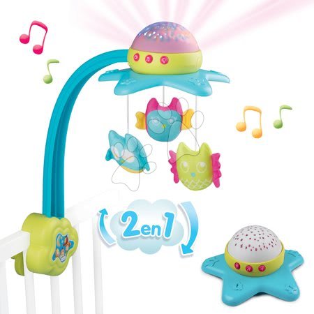 Jucării pentru bebeluși - Set carusel pentru pătuţ Star Cotoons Smoby 2in1_1
