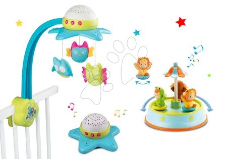 Kiságyforgók - Szett kiságyforgó Star Cotoons Smoby