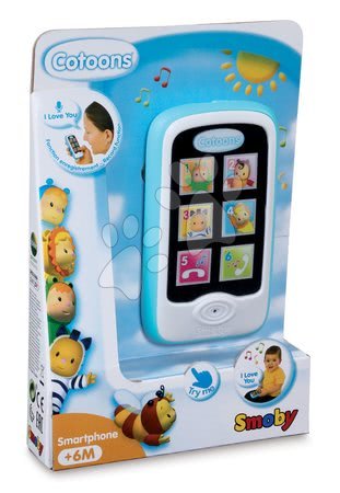 Zenélő bébijátékok - Smartphone Cotoons Smoby - 2