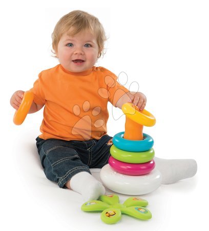 Vývoj motoriky - Skládací pyramida Cotoons Roly Poly Smoby - 2