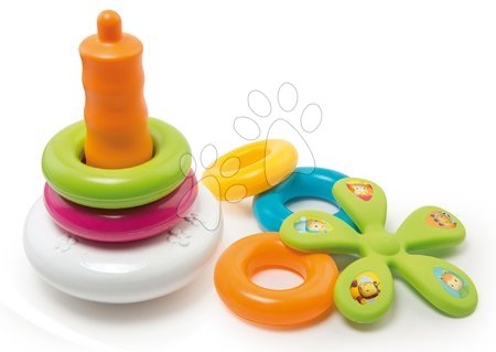 Vývoj motoriky - Skládací pyramida Cotoons Roly Poly Smoby - 1