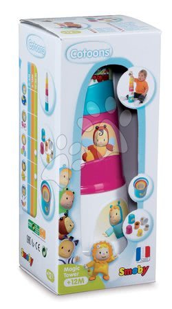Vývoj motoriky - Skládací věž Cotoons Magic Tower Smoby - 5