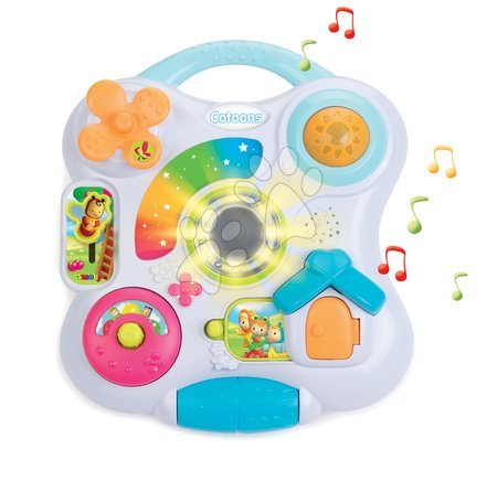 Interaktivni glazbeni stolovi - Set didaktički stolić Activity Table Cotoons Smoby sa zvukom i svjetlom - 8