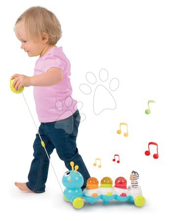 Baby and toddler toys - Caterpillar Cotoons Smoby Pulling Caterpillar_1