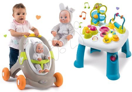 Hračky pre bábätká - Set didaktický stôl Activity Table Cotoons Smoby