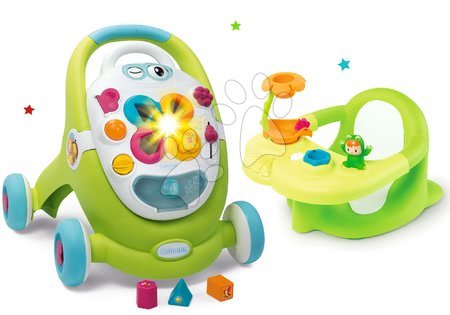 Pentru bebeluși - Set premergător și valiză didactică Trott Cotoons 2în1 Smoby cu sunete și lumini - 23