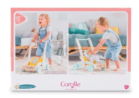 Járássegítők - Fa járássegítő és babakocsi Wooden Baby Walker Pilow Corolle - 9