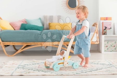 Járássegítők - Fa járássegítő és babakocsi Wooden Baby Walker Pilow Corolle - 14