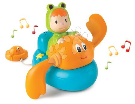 Igračke za kupanje - Glazbeni plutajući rak sa žabom Cotoons Smoby