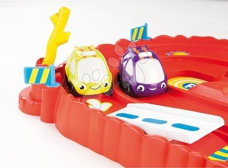Neaktívna Staré položky - SMOBY 211304 Vroom Planet racing Planet, 2 autíčka na batérie, od 18 mesiacov, 64*40*18 cm - 2