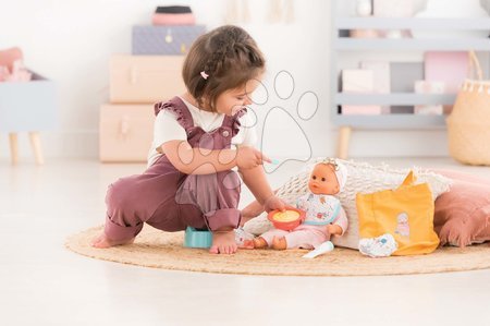 Doplňky pro panenky - Jídelní souprava s taškou a bryndáčkem Mealtime Set Corolle - 10