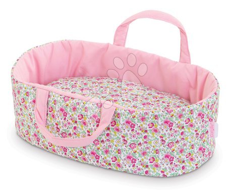 Játékbaba kiságyak és bölcsők - Mózeskosár Carry Bed Floral Corolle
