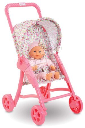 Kočárky pro panenky - Sportovní kočárek se sklápěcí stříškou Stroller Floral Corolle_1