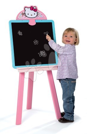 Produse vechi - Tablă pentru desenat Hello Kitty 2in1 Smoby - 1