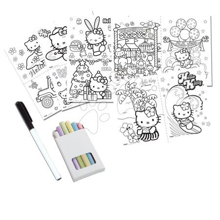 Produse vechi - Tablă pentru desenat Hello Kitty 2in1 Smoby - 2