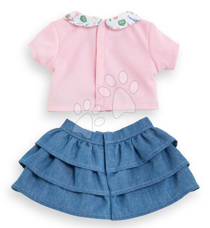 Játékbaba ruhák | Oldal 3 - Szoknya és póló játékbabára Ruffle Skirt & T-shirt A Weekend in Paris Mon Premier Poupon Corolle_1