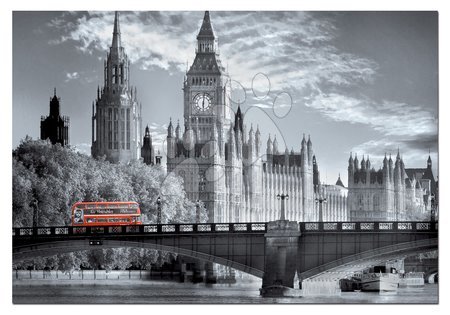 Puzzle 1000 dielne - Puzzle B&W London Bus Educa - 1
