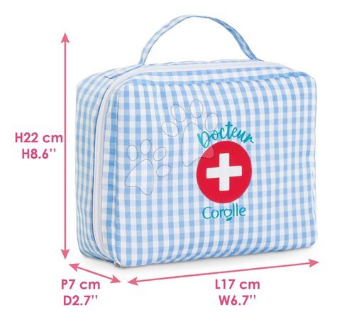 Lekárské vozíky pre deti - Lekárska taštička pre bábiku My Doctor Suitcase Corolle - 11