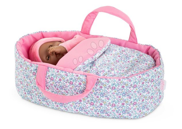 Játékbaba kiságyak és bölcsők - Mózeskosár játékbabának Flowered Carry Bed Corolle_1