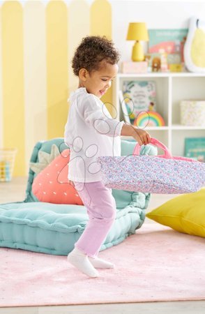 Doll cradles and beds - Portable doll carry bed for 30 cm doll Flowered Carry Bed Corolle - 11