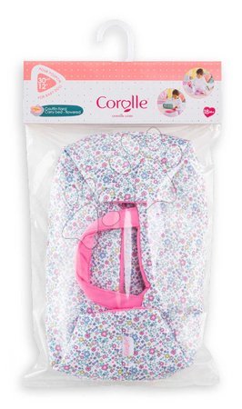 Doll cradles and beds - Portable doll carry bed for 30 cm doll Flowered Carry Bed Corolle - 15